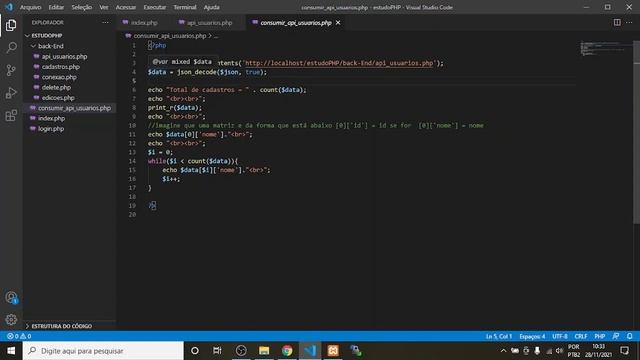 Fazendo e Consumindo API - com php - SIMPLES смотреть онлайн
