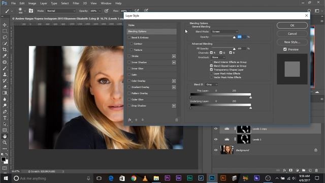 Adding Glamorous Hair Highlights in Photoshop смотреть онлайн