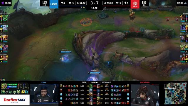 CBLOL 2024: 1ª Etapa - Fase de Pontos - Md1 | LOS x RED Kalunga смотреть онлайн