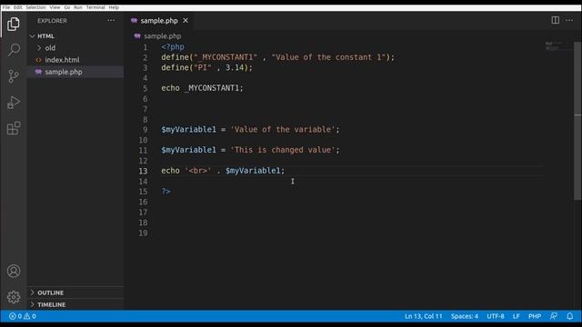 Constants and Variables in PHP, PHP Tutorial - 2 смотреть онлайн
