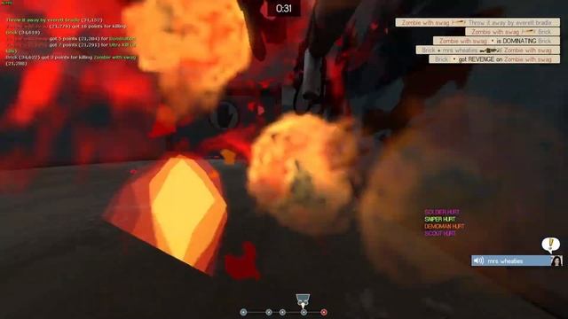 a very good example to never shoot a rocket to a pyro (TF2C) смотреть онлайн