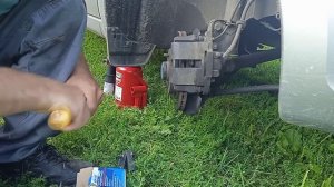 замена передних тормозных колодок на Lada GRANTA FL.