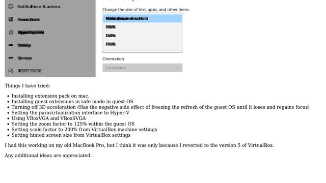 Windows 10 text garbled in VirtualBox 6.0 as guest OS смотреть онлайн
