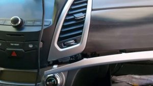 ssangyong actyon nev  как снять магнитолу?