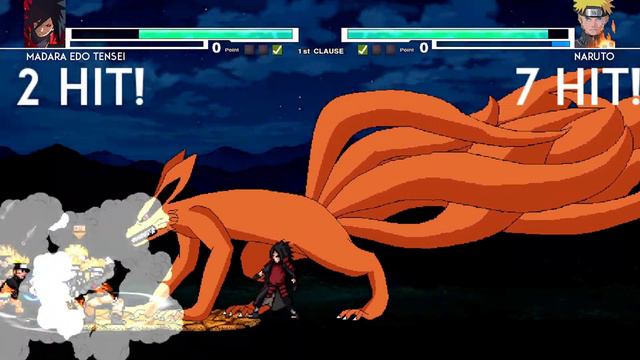 Madara Edo Tensei (New) VS Naruto V3 (all form) in Jump Force Mugen смотреть онлайн