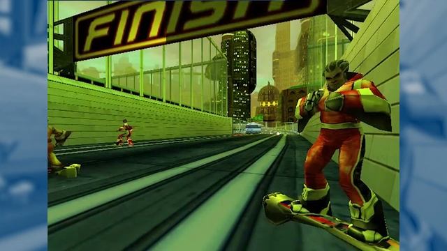 Hoverbording on the Dreamcast! TrickStyle Gameplay смотреть онлайн