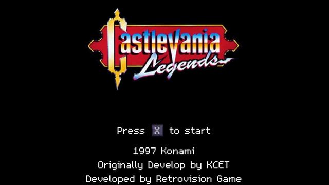 Castlevania Legends: The Rebirth - Title Screen - Games From Scratch смотреть онлайн