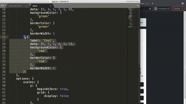 Line Chart Dotted Line Chart JS 3 | ChartJS 3 смотреть онлайн