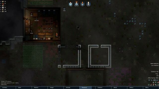 Rimworld Medieval Mayhem 02 Alpha 15 "Setting up defenses" смотреть онлайн