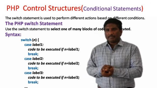 PHP Control Structures смотреть онлайн