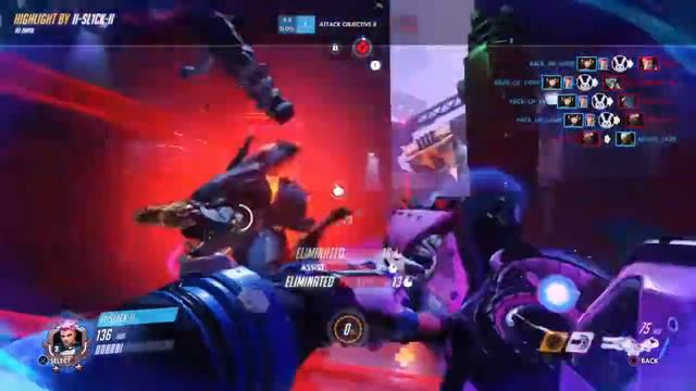 Best Zarya - D.Va Combo Ever! - overwatch смотреть онлайн