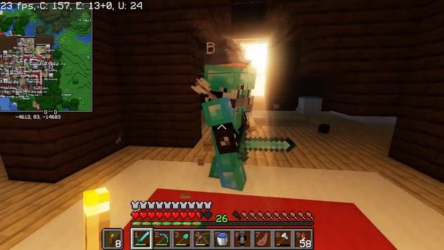 Sinh tồn minecraft cùng bạn | Tập 10: Khám và phá dinh thự cùng Black| Kris_Gamer. смотреть онлайн