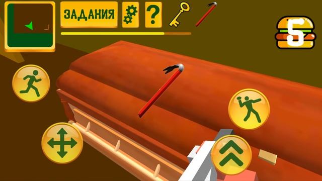 БАБКА ГРЕННИ МАЙНКРАФТ КОНЦОВКА - Granny Blocky Neighbor Minecraft смотреть онлайн