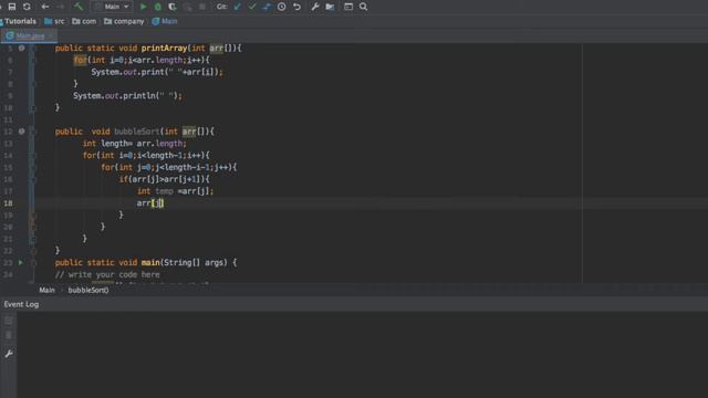 Bubble Sort: Implementation demo in JAVA смотреть онлайн