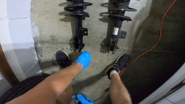 HOW TO REPLACE FRONT STRUTS SHOCKS ON KIA OPTIMA | HYUNDAI | 2.0L | 4 CYLINDER | FULL PROCESS | DIY смотреть онлайн