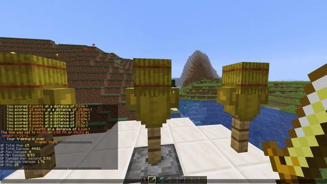 Train your PVP skills in Minecraft with Battle Training Plugin смотреть онлайн