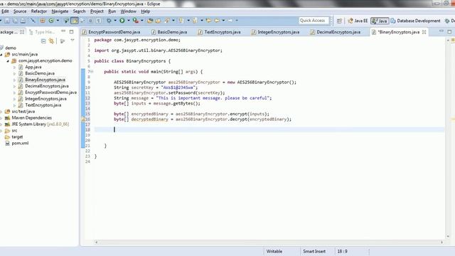 Jasypt Tutorial - Jasypt APIs for encrypt/decrypt Binary Data смотреть онлайн