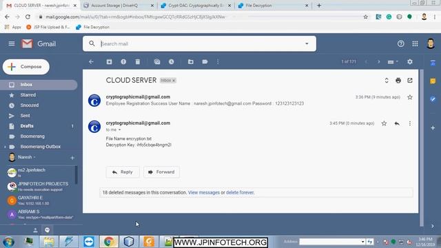 Crypt-DAC: Cryptographically Enforced Dynamic Access Control in the Cloud | Java Final Year Project смотреть онлайн