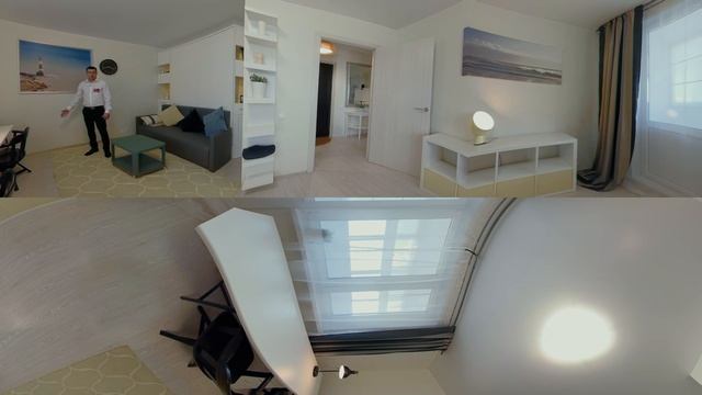 360 тур по однокомнатной квартире. Новые Ватутинки смотреть онлайн