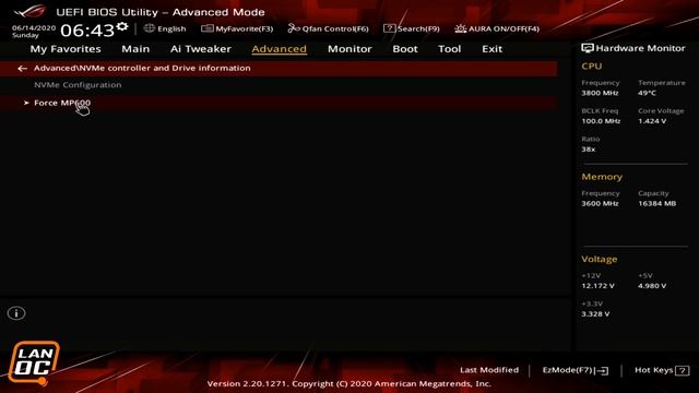 Asus ROG Strix B550-I Gaming UEFI/BIOS Click Through