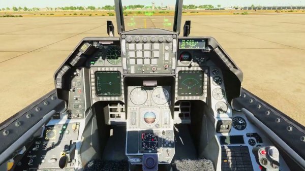 F-16C DCS World. Процедура запуска без тестов и выставления НСЦ.