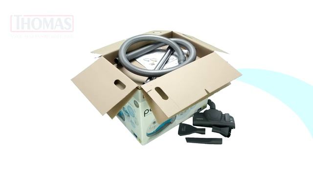 Что в коробке у пылесоса Thomas Perfect Air Alergy Pure смотреть онлайн