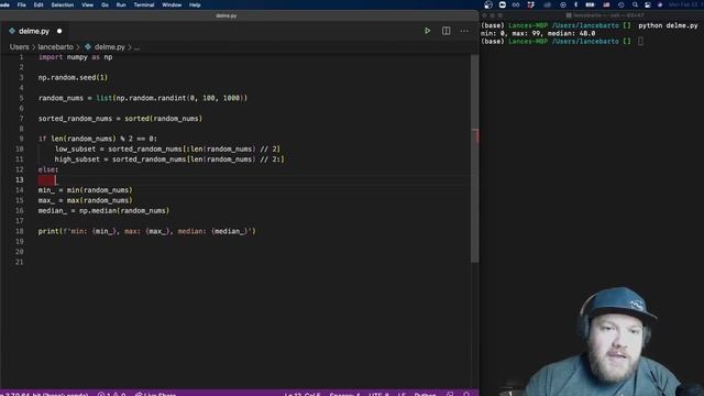 How to find the 5 number summary in Python - Intro to probability and statistics with Python смотреть онлайн