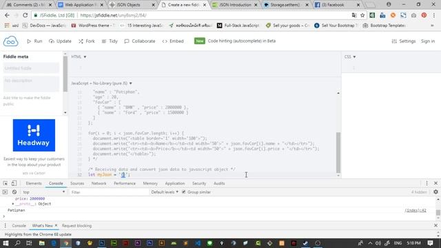 ??? ความแตกต่างระหว่าง JavaScript Object และ Json Object смотреть онлайн