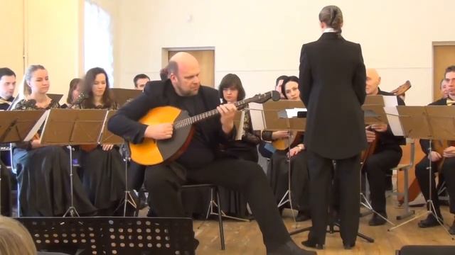 С Федоров домра бас - Арагон - с оркестром Перезвоны ( Петербург) смотреть онлайн