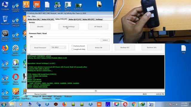 NOKIA TA-1017 Security Code Reset | NOKIA 130 Pin Lock Remove فك قفل Done By Cm2 _100% смотреть онлайн