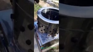 Перосъемная машина NT-600A в работе. Ощип индоутки. Агростарт.