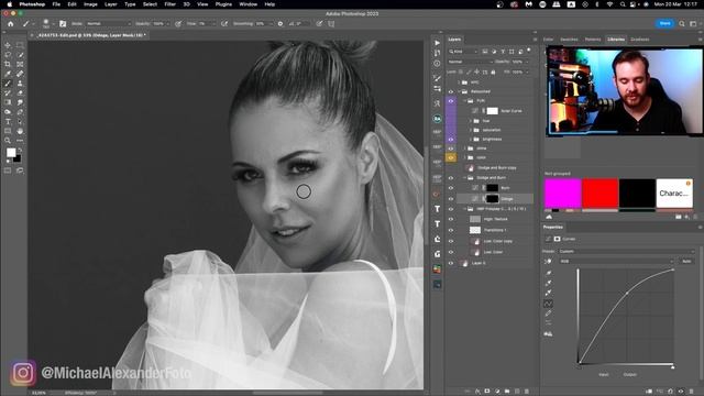 Photoshop Dodge & Burn Contouring Primer Photoshop | Michael Alexander смотреть онлайн