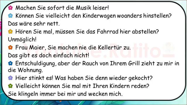 A2 Deutsch Hören Lernen 1.7