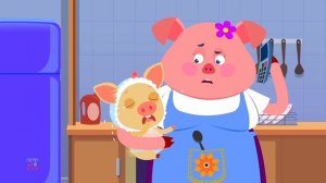 Пять поросят | Детские стишки на русском | Дошкольные | Музыка для детей | Обучающие видео