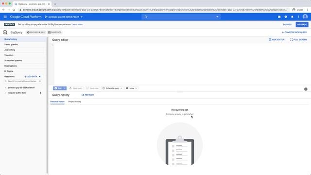 Running a query with the BigQuery web UI смотреть онлайн