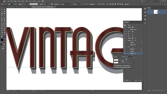 Create Vintage Text Effect and Poster Design in Illustrator смотреть онлайн