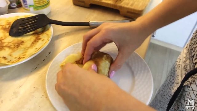 "ДОМАШНЕЕ vs МАГАЗИННОЕ" Блинчики с ветчиной и сыром смотреть онлайн