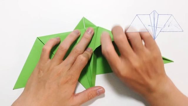 Origami Dinosaur - How to make an Origami Flying Dinosaur: Pterodactyl смотреть онлайн