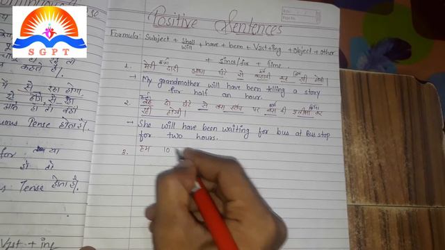 FUTURE PERFECT CONTINUOUS TENSE -- POSITIVE SENTENCES смотреть онлайн