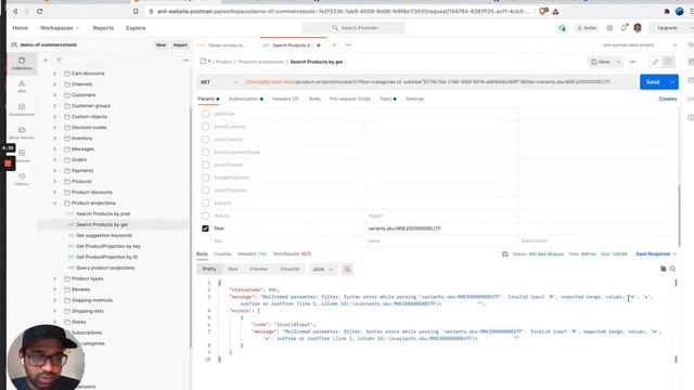 commercetools Product Projections Search Filter смотреть онлайн