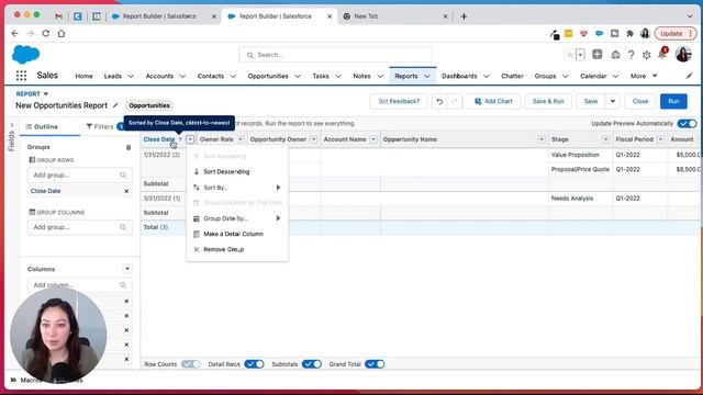 How to Group By Month in Salesforce Reports смотреть онлайн