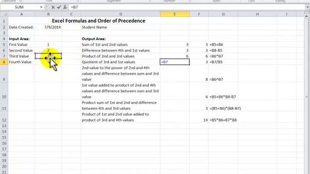 Excel 2010 Mathematics Review - exercise on page 382 of text смотреть онлайн