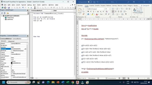 Crear dibujos dinámicos paramétricos en AutoCAD con VBA смотреть онлайн