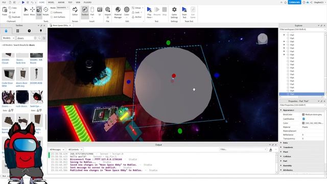 Roblox Studio - Делаю свою игру OBBY Часть 2 смотреть онлайн