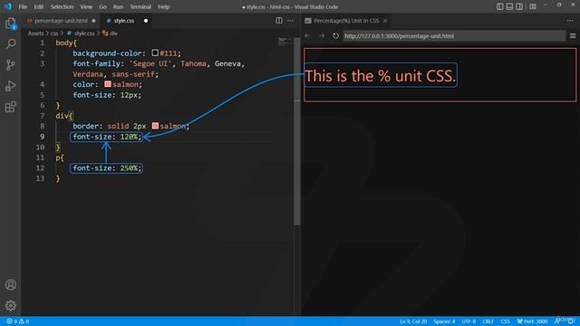 FULL Course HTML, CSS, Sass, Bootstrap - Beginner to Expert | CSS Units | PART.06 смотреть онлайн