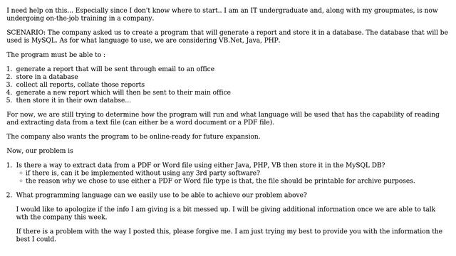 Extracting data from PDF or Word using PHP, Java (2 Solutions!!) смотреть онлайн