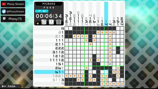 Picross S5 - Resolviendo puzzles. (P096 - P100) смотреть онлайн