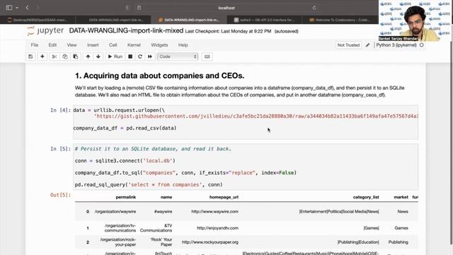 IBM OpenDS4All Data Wrangling - Jupyter Notebook by Sanket Bhandari смотреть онлайн