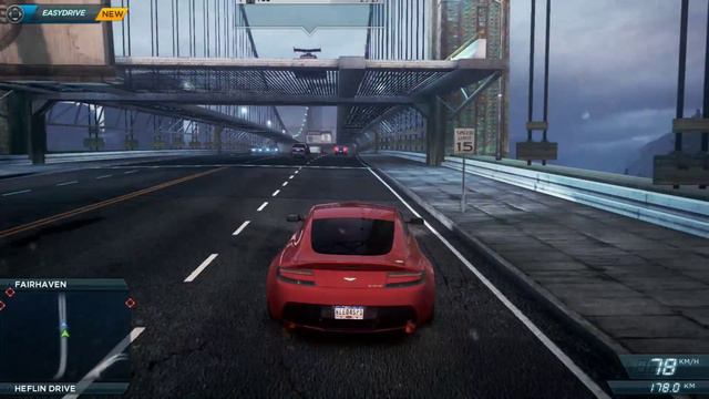 NFS Most Wanted - Aston Martin V12 Vantage - Sprint Race Rank 1 смотреть онлайн