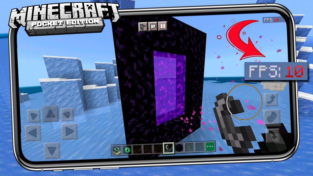 ПОКАЗАТЕЛЬ FPS - КАК ВКЛЮЧИТЬ? в Minecraft PE 1.17 (1.16.220) смотреть онлайн